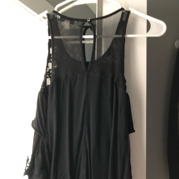 Black Layered American Eagle Tank Top - Picture 3 of 3